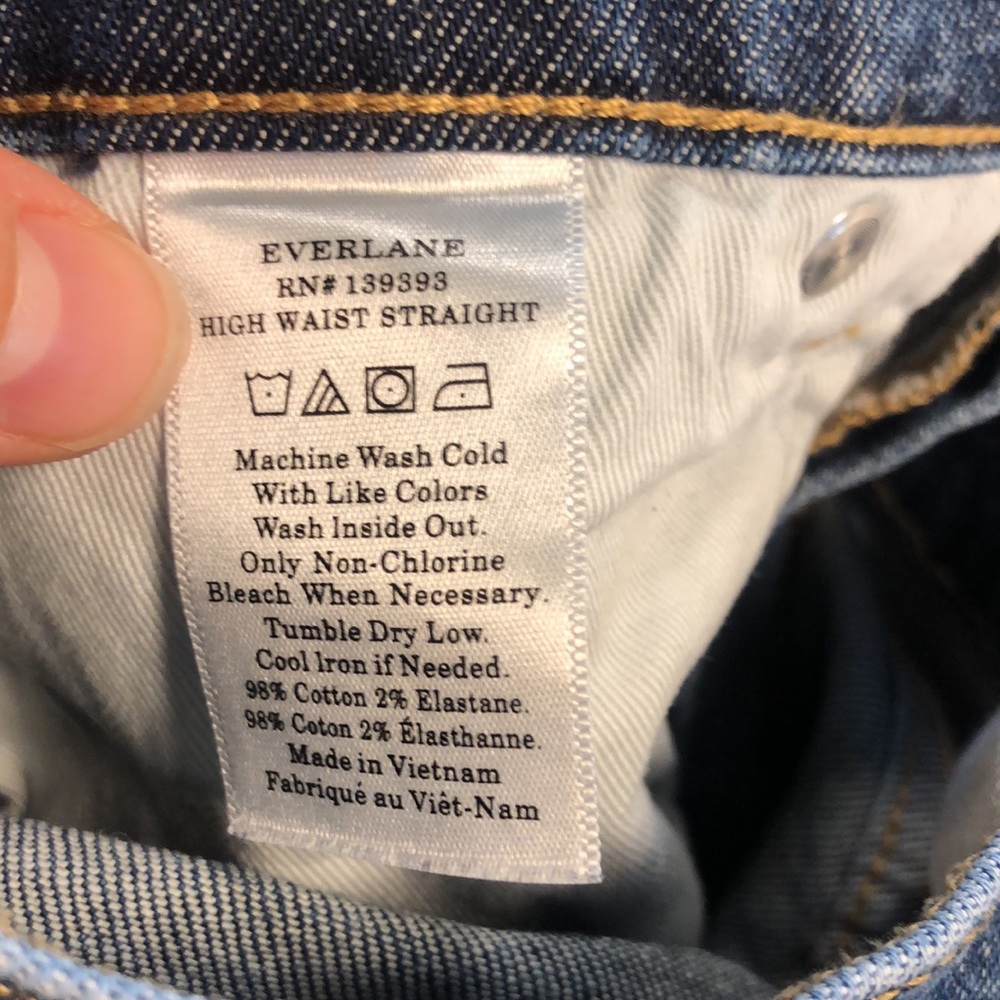 Everlane High Waist Straight jeans - Picture 9 of 9